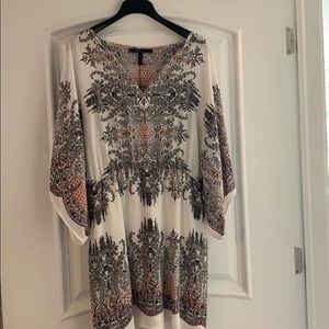 BCBG Max Azria Pauline drape sleeve dress